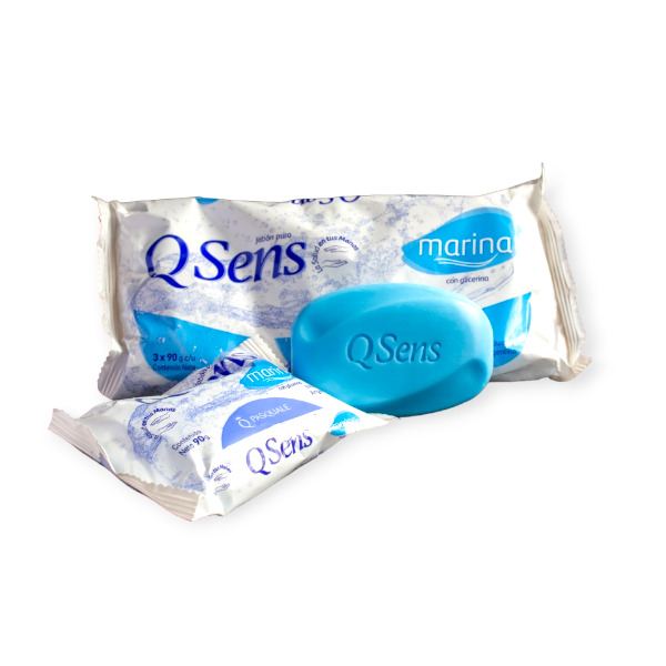 JABON QSENS MARINA X 3 U.